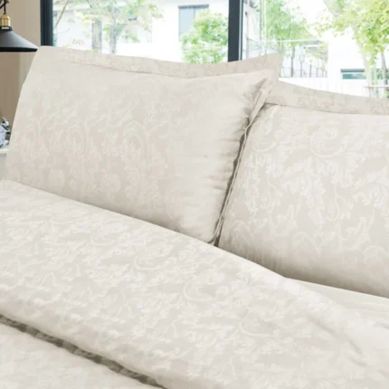 غِطاء اللحاف من قماش جاكارد القطنيّ والخيزرانيّ