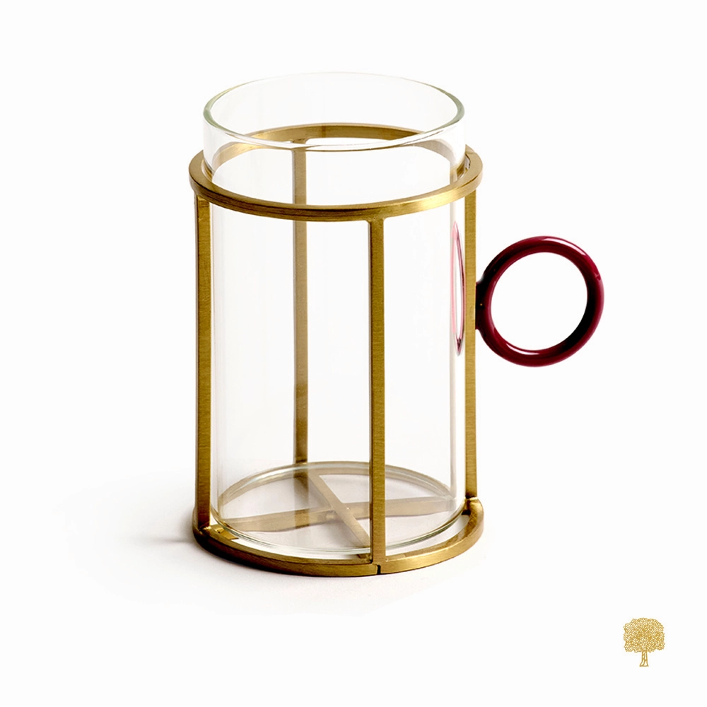 Brass Tea Cups (2) Coffee cup